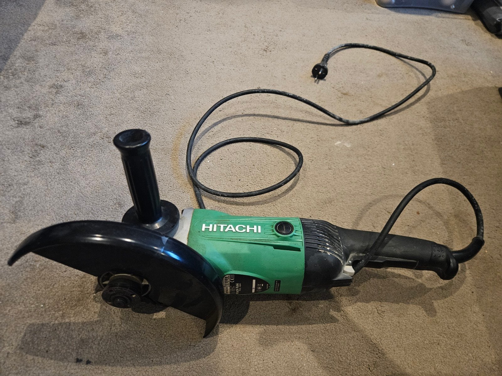 Hitachi G 23SS Haakse slijpmachine 2000W, Ophalen, Gebruikt, 1000 watt of meer, Haakse handslijpmachine