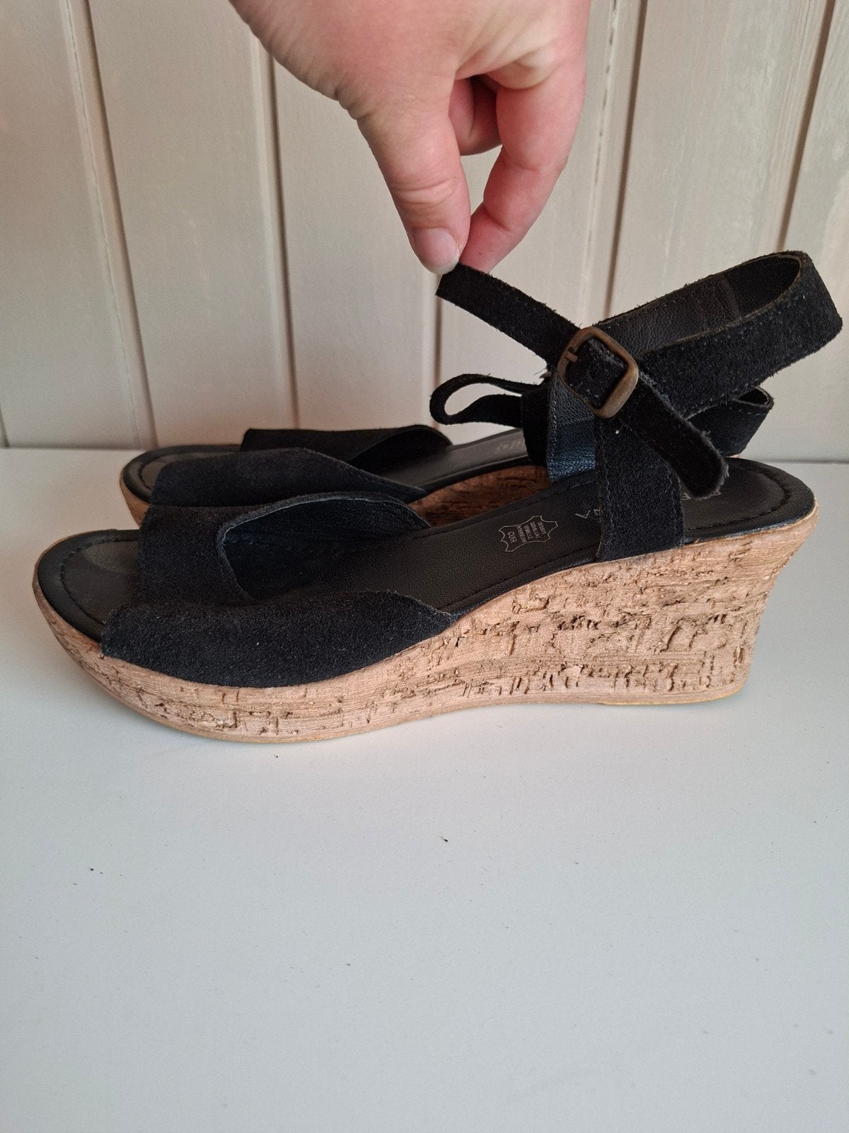 Zwarte Di Fontana sleehak sandalen - Maat 39, Kleding | Dames, Schoenen, Ophalen, Zwart, Di Fontana, Sandalen of Muiltjes