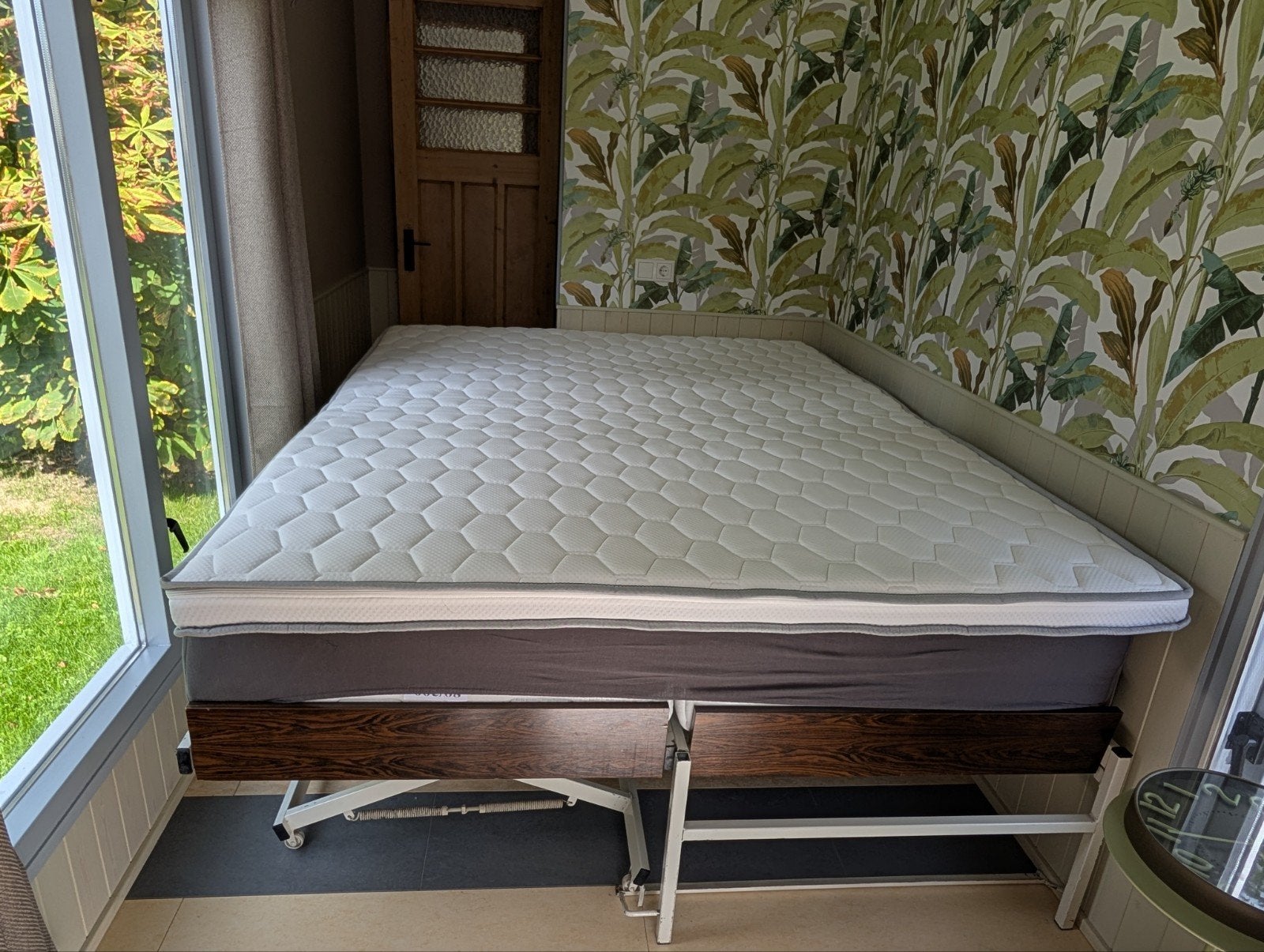 Topper 160 x 210 zgan MTF, Ophalen, 210 cm, Tweepersoons, Zo goed als nieuw