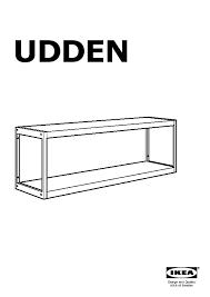 IKEA UDDEN Wandplank / TV-meubel / opbergrek, Ophalen, Zo goed als nieuw