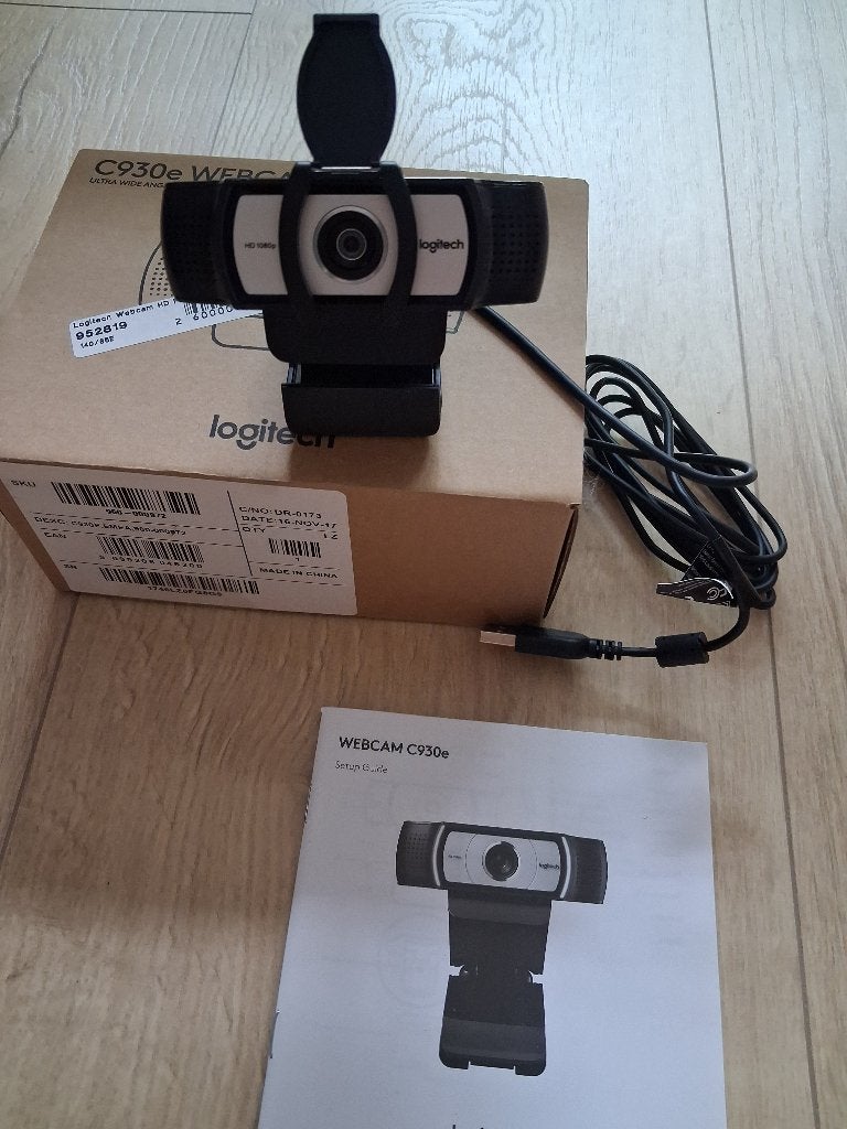 Logitech HD Pro C930e Webcam, Ophalen of Verzenden, Zo goed als nieuw, Microfoon, Logitec