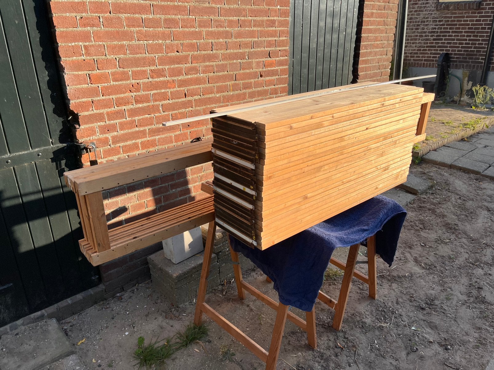 Lundia stellingkast 219x300x30, Ophalen, Gebruikt