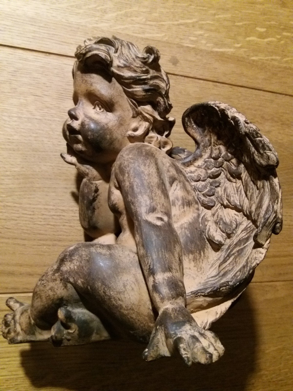 Engel van Kunststof . 25 cm hoog., Ophalen of Verzenden, Nieuw, Religie