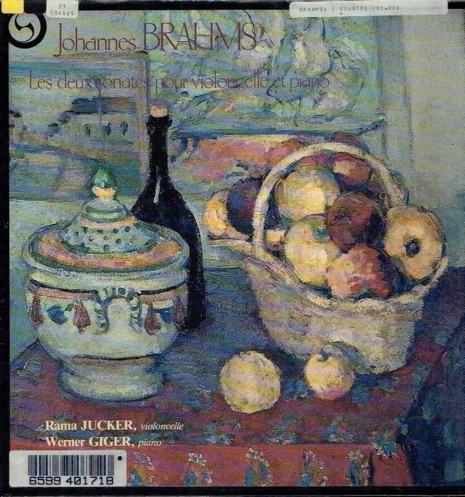 Brahms-Rama Jucker Werner Giger–Sonates Violoncelle Piano, Kamermuziek, Verzenden, Zo goed als nieuw, 12 inch