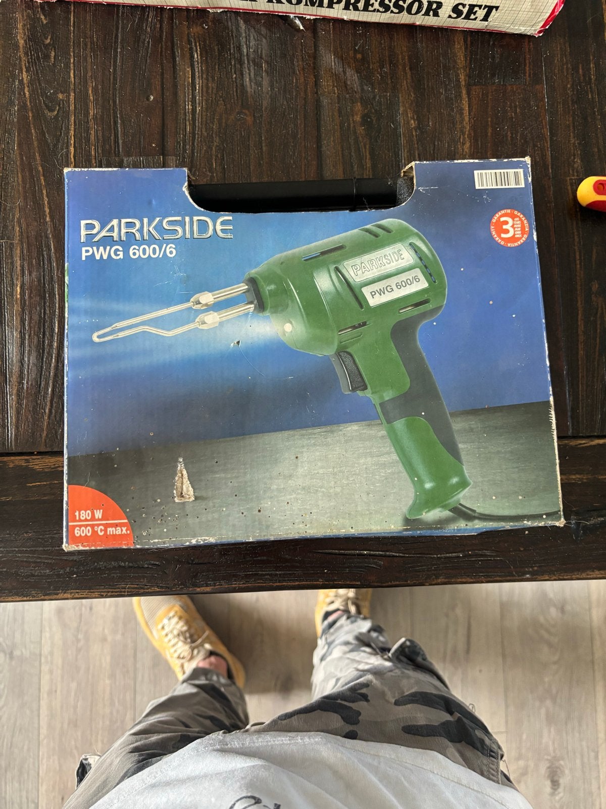 Parkside Soldeerbout PWG 600/6 - 180W Soldeerpistool, Doe-het-zelf en Verbouw, Gereedschap | Handgereedschap, Ophalen of Verzenden