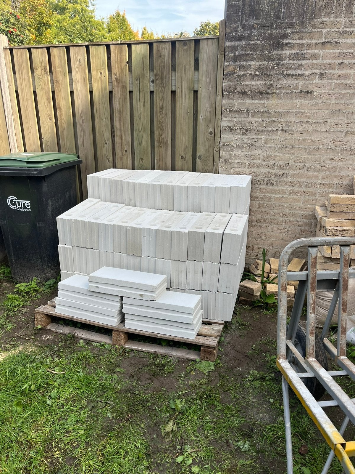 Kalkzandsteen lijmblokken en blokkenlijm, Ophalen, Nieuw, Kalkzandstenen
