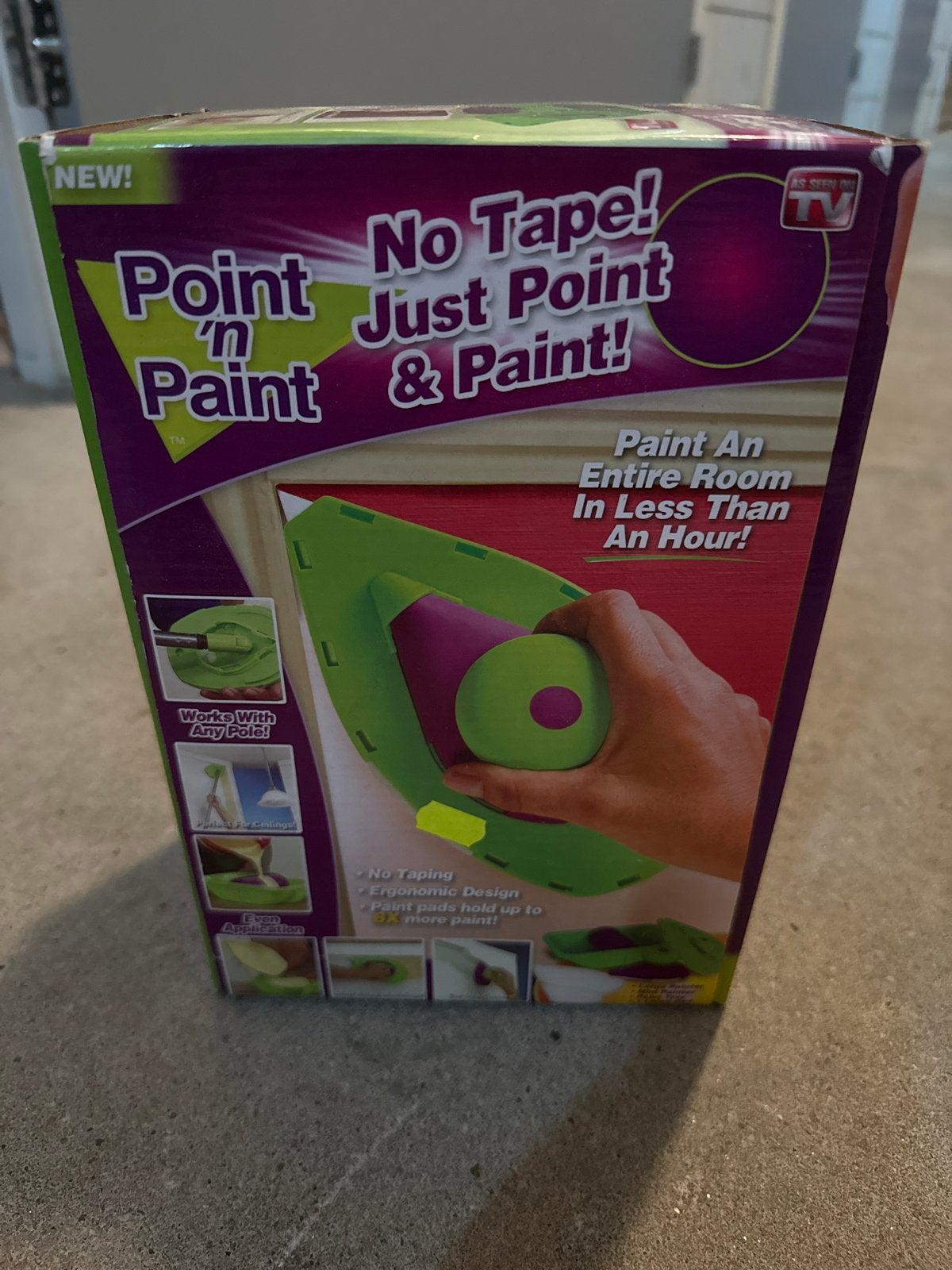 Point 'n Paint verfroller - Slechts enkele keren gebruikt, Doe-het-zelf en Verbouw, Ophalen of Verzenden, Gebruikt, Verfroller
