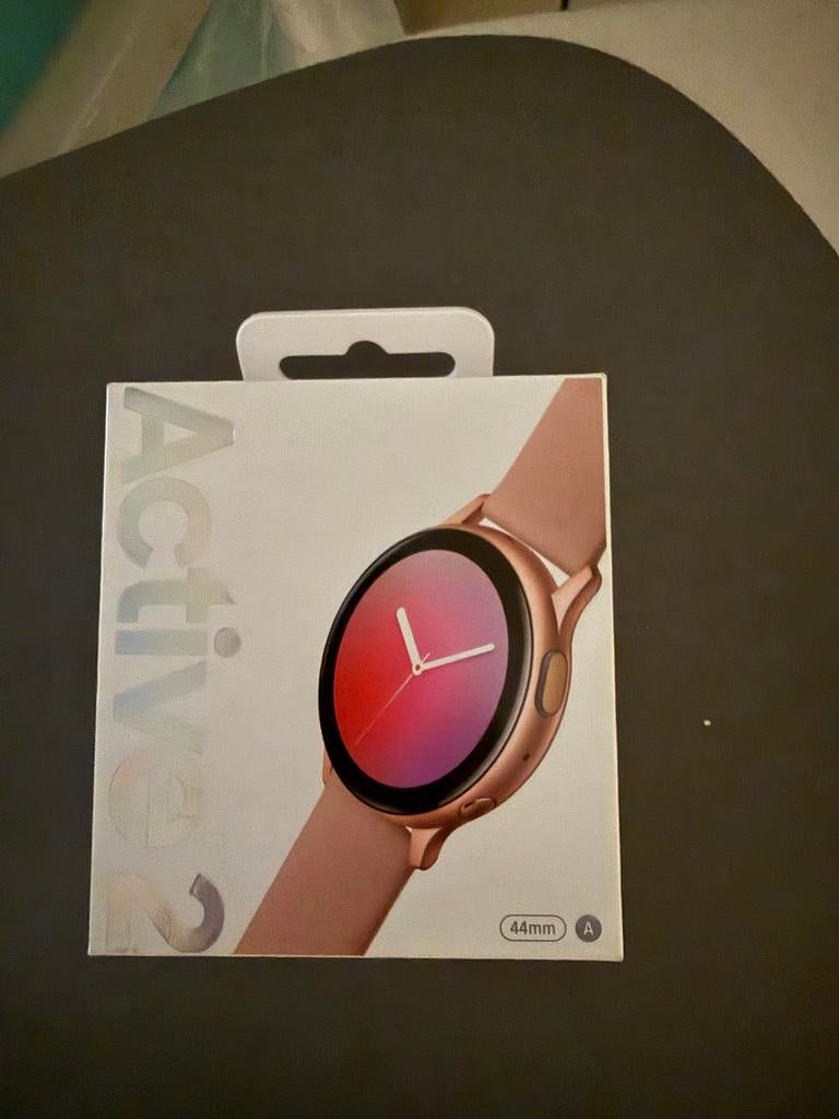 Samsung Galaxy Watch Active 2 44mm Roze Goud, Ophalen, Hartslag, Zo goed als nieuw, Android