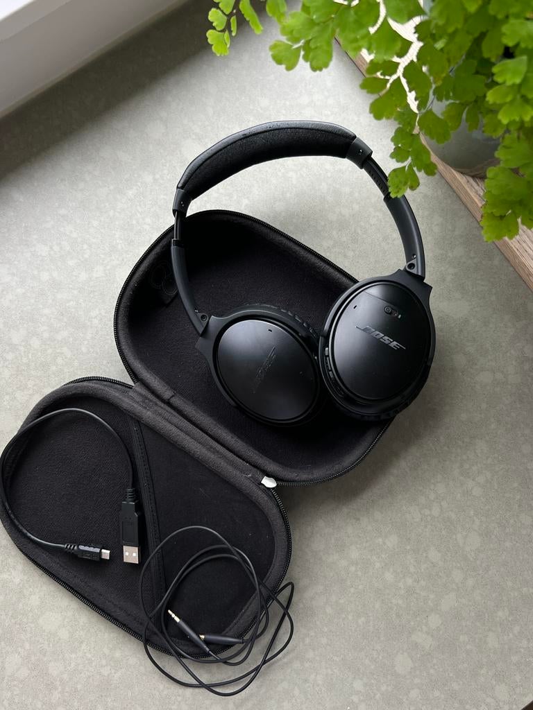 Bose QuietComfort 35 II koptelefoon zwart, Audio, Tv en Foto, Koptelefoons, Ophalen of Verzenden, Gebruikt, Overige merken