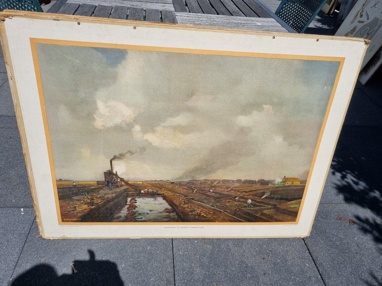 Vier Schoolplaten Van Goor. Pracht en excl. voorstellingen, Antiek en Kunst, Antiek | Schoolplaten, Ophalen