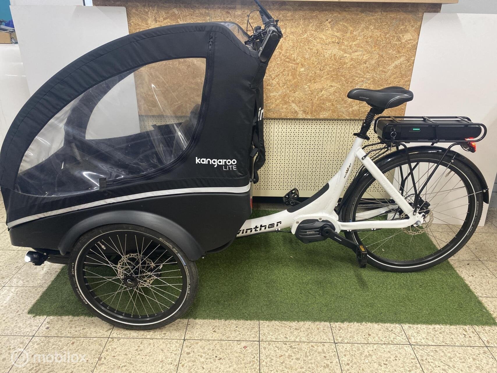 WINTHER KANGAROO LITE DEMO ELEKTRISCH BAKFIETS SLECHTS 10 KM, WINTHER, WINTHER, WINTHER, Overige merken