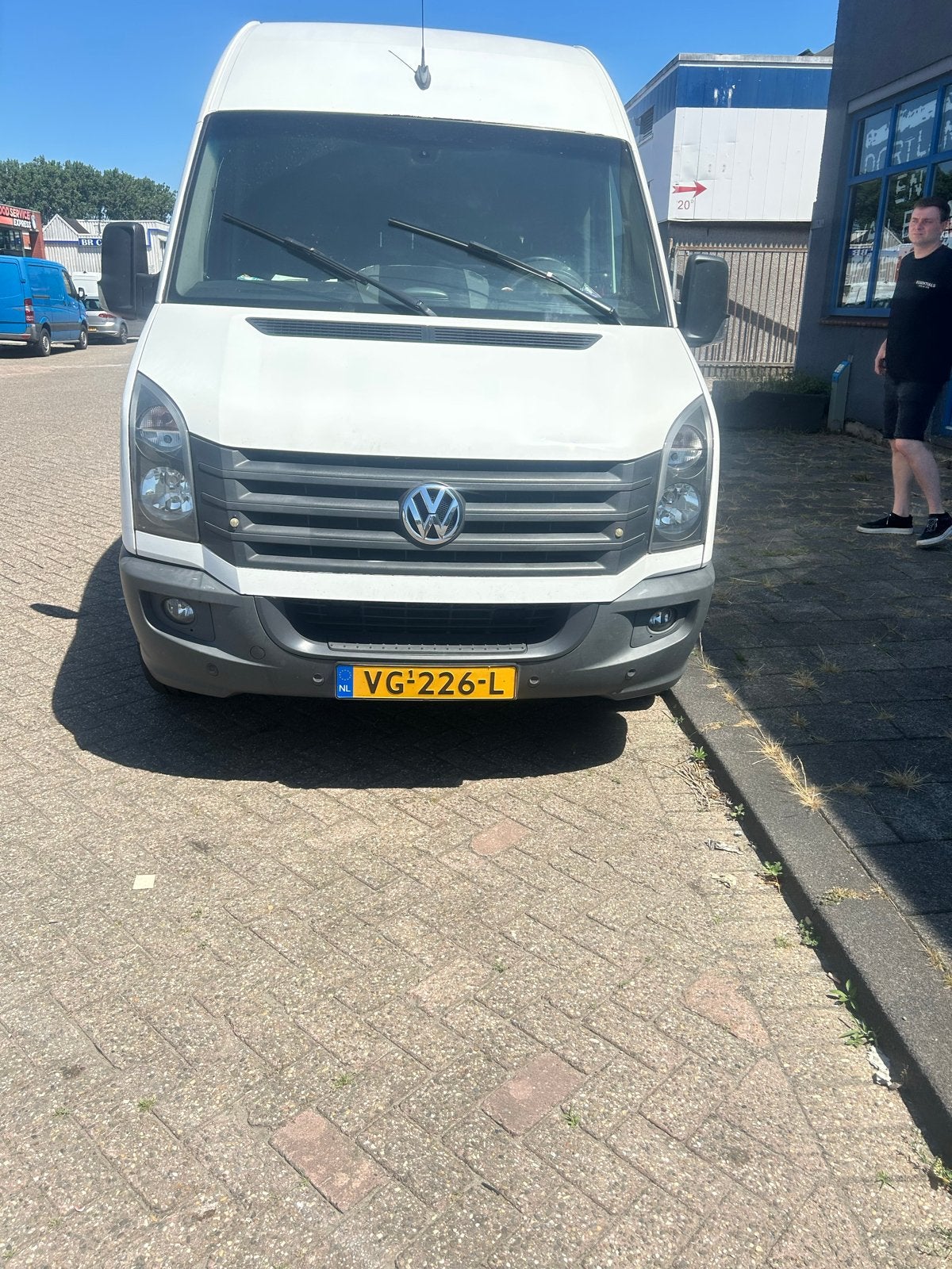 Volkswagen Crafter 50 164pk TDI BMT GB L2h1 366/3500 (euro, Auto's, Zwart, 4 cilinders, Volkswagen, Origineel Nederlands