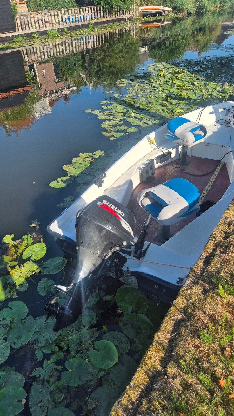 Boot 3.70m met 9.9pk Suzuki 4-takt - Vaarklaar!, Ophalen, Gebruikt