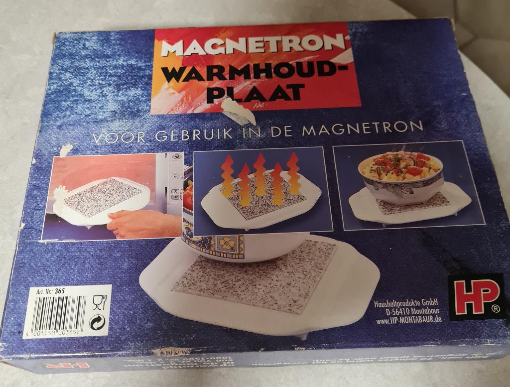 Warmhoudplaat - kan in de magnetron, Huis en Inrichting, Ophalen of Verzenden, Nieuw