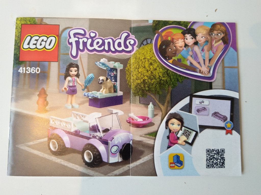 Lego Friends 41360 Emma's Mobiele Dierenkliniek, Compleet, Lego, Friends, Ophalen of Verzenden