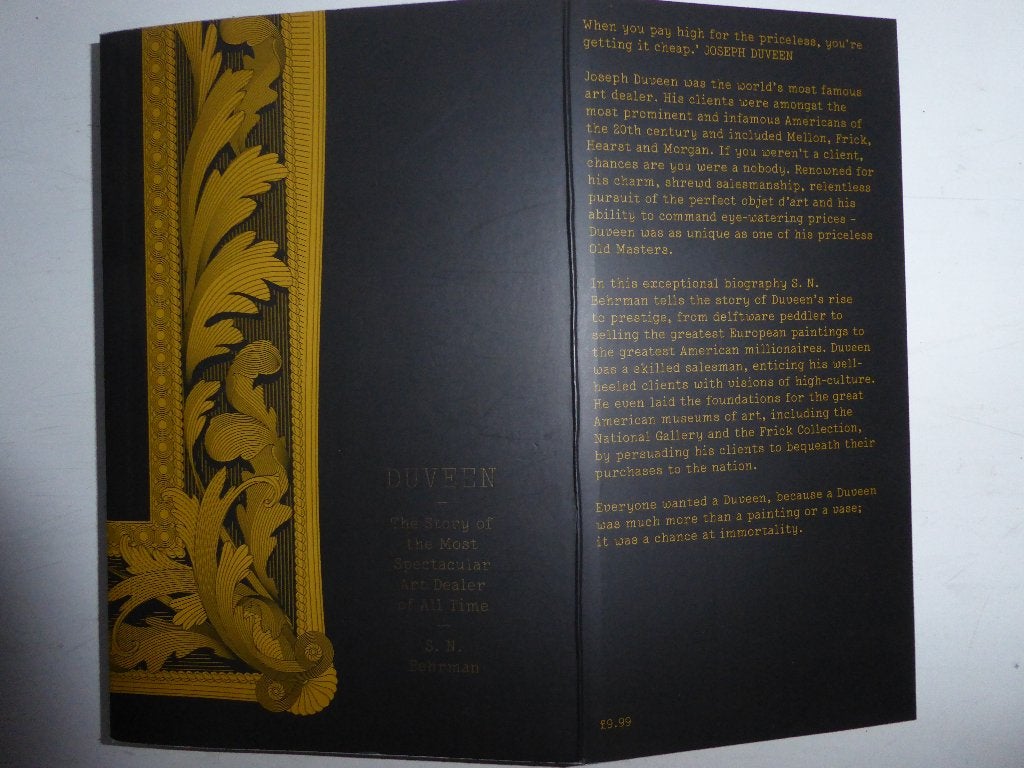 Duveen - The story of the most spectacular Art Dealer of, Ophalen of Verzenden, Zo goed als nieuw
