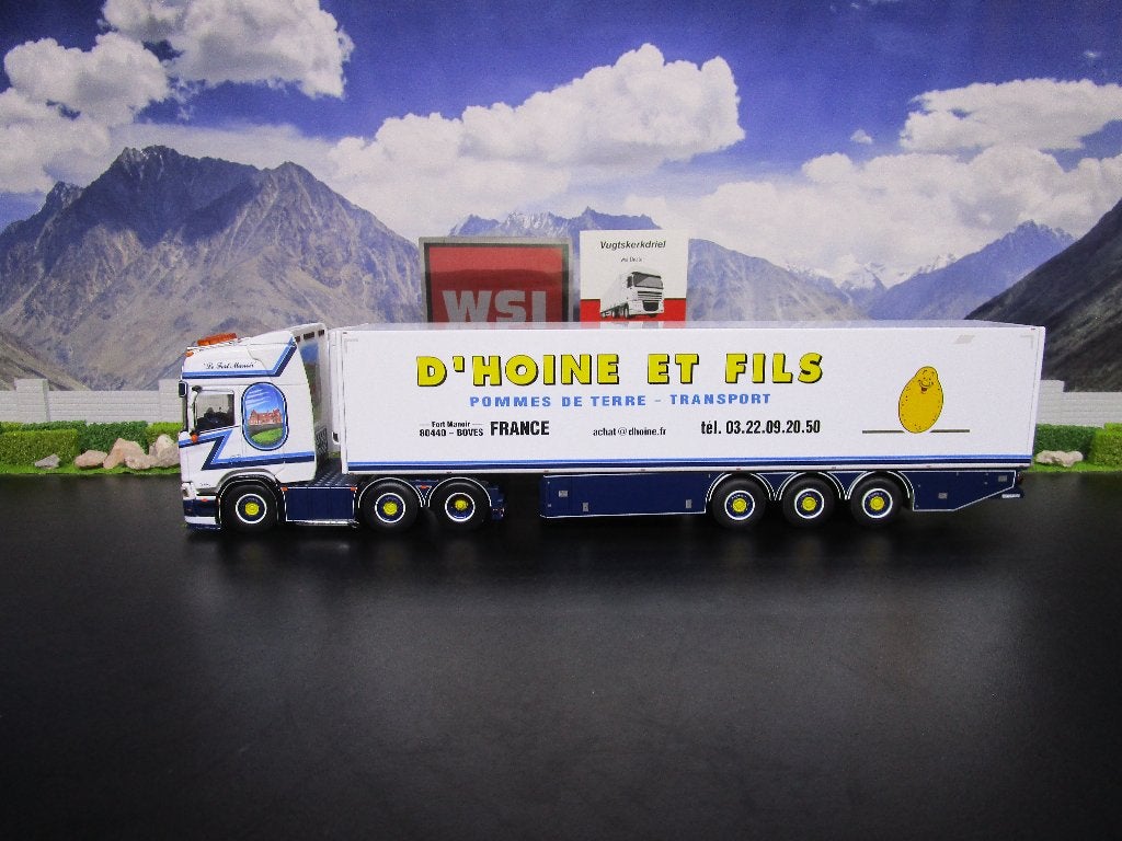 wsi 01-4843 d hoine scania r highline cr20h, Hobby en Vrije tijd, Ophalen of Verzenden, Nieuw, Bus of Vrachtwagen, Wsi