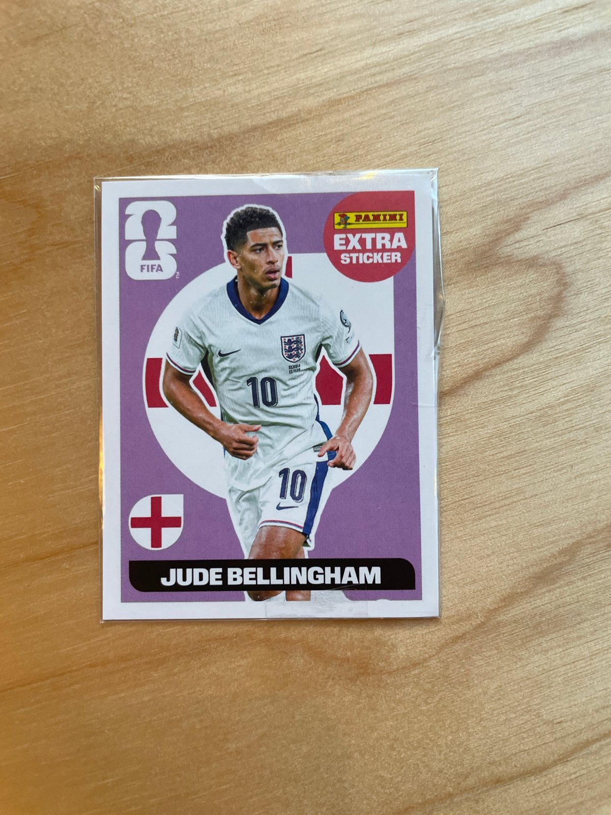 Panini Extra Sticker Jude Bellingham FIFA World Cup 2026, Ophalen of Verzenden, Nieuw, Sticker