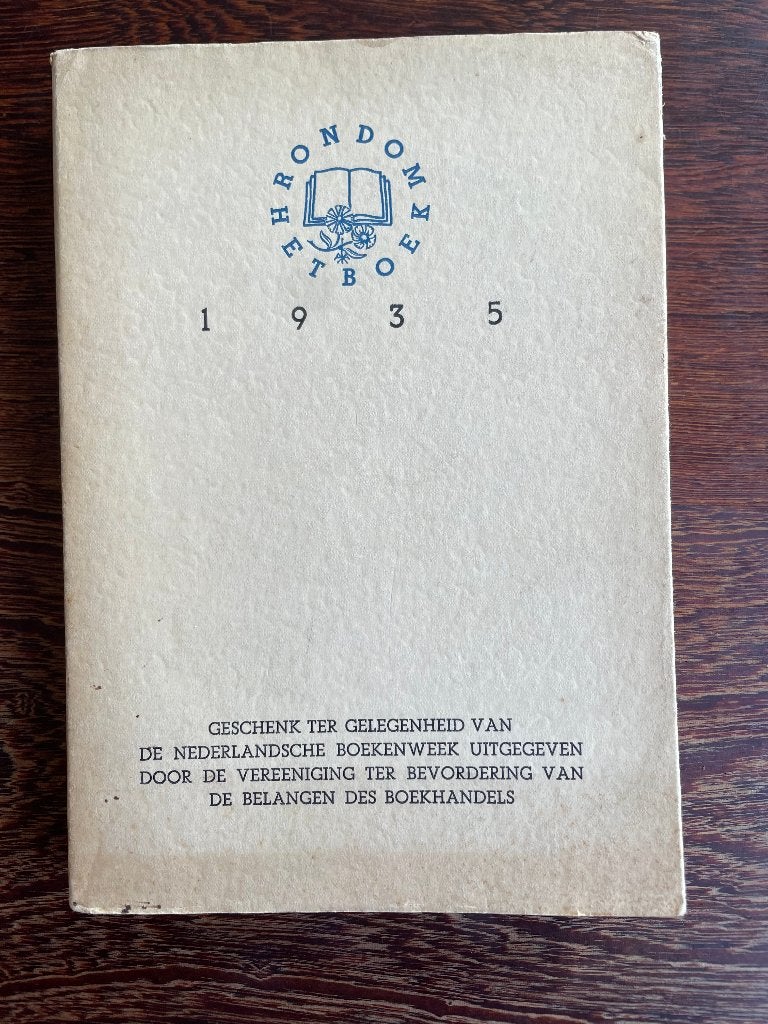 Boekenweekgeschenk 1935 Rondom het boek, Boeken, Ophalen of Verzenden, Zo goed als nieuw