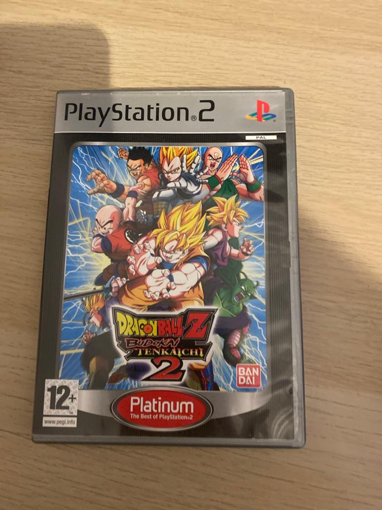 Dragon Ball Z Budokai Tenkaichi 2 PS2 Platinum, Ophalen, Vechten, 2 spelers, Eén computer