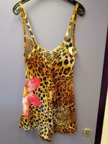Marvel by La Perla nachthemdje babydoll luipaard mt 40 33696, Maat 38/40 (M), Marvel by La Perla, ., Ophalen of Verzenden