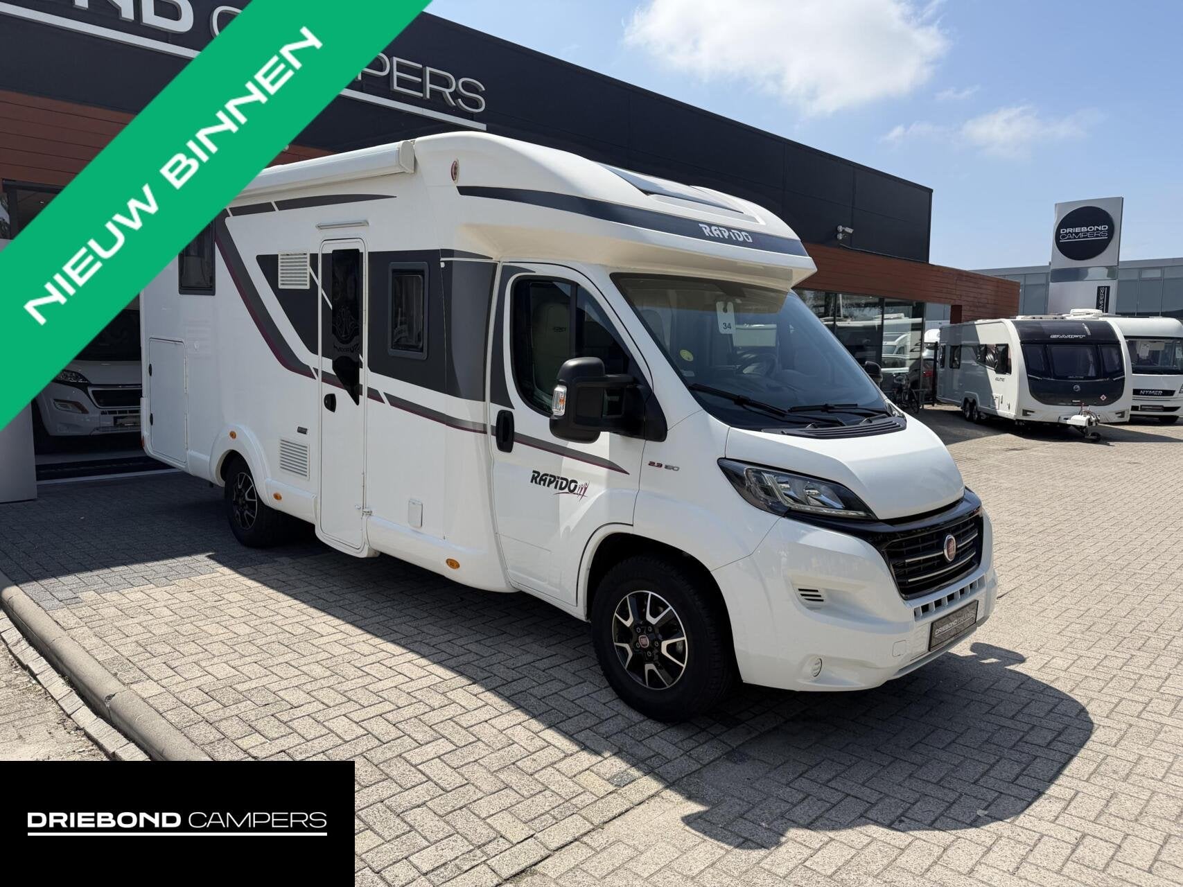 Rapido 686F Ultimate Line Automaat EP Level Lpg Lithium Omvo, Automaat, Omvormer, Airbags, 7 tot 8 meter