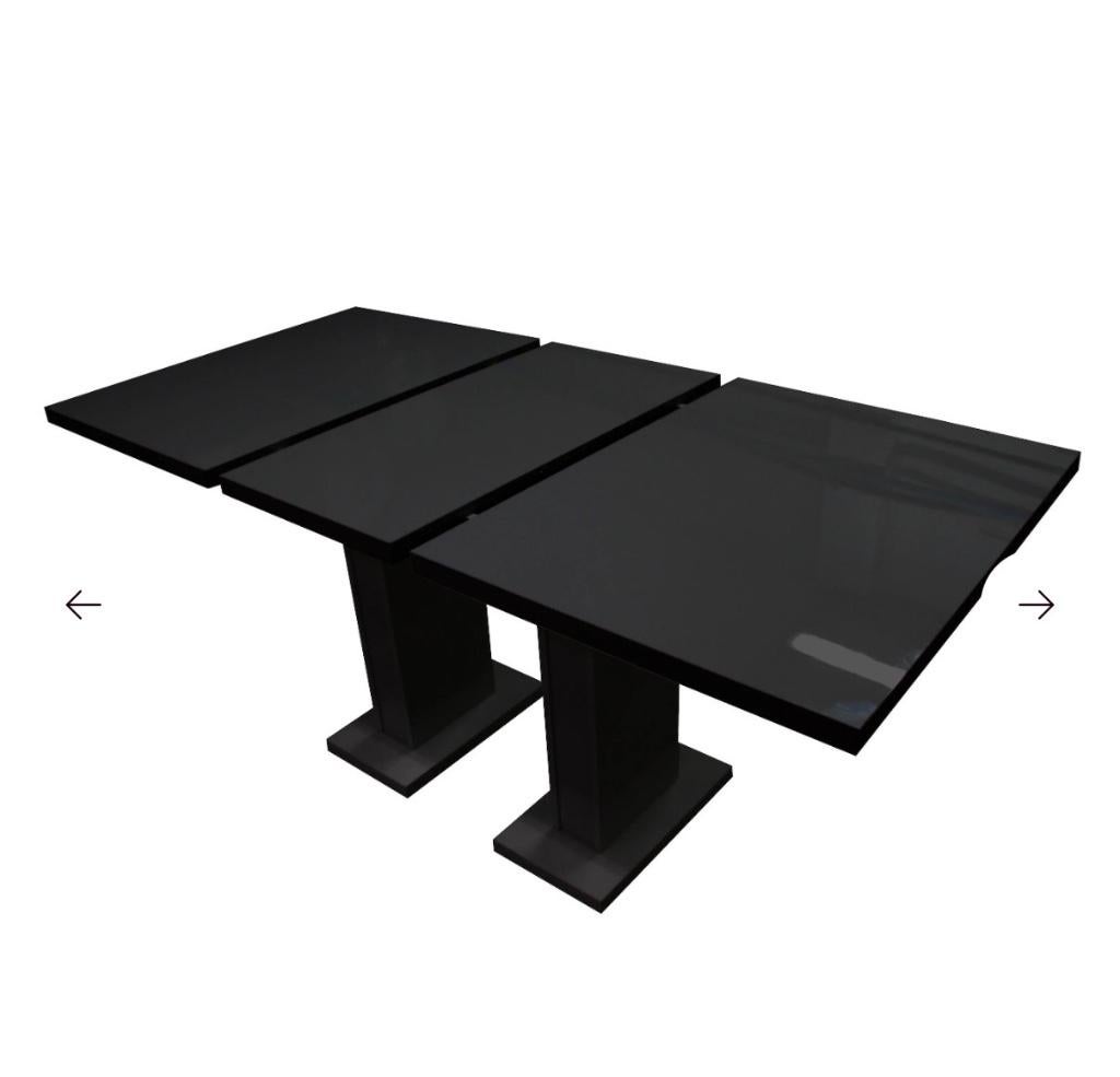 Meubella eettafel hoogglans, Huis en Inrichting, Tafels | Eettafels, Ophalen, Gebruikt, 50 tot 100 cm, Vijf personen of meer