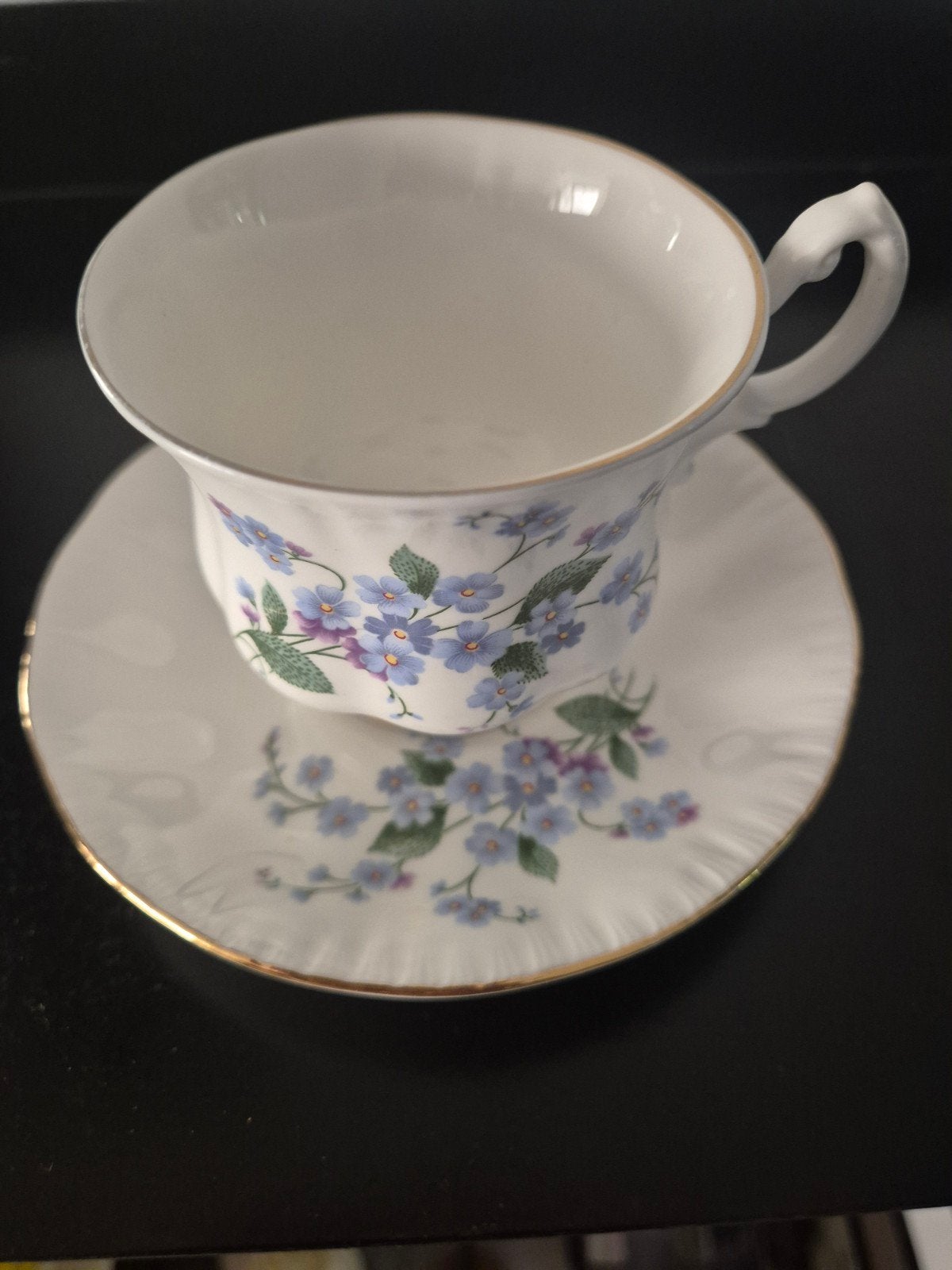 Royal Standard bone china porselein, Ophalen of Verzenden, Gebruikt, Porselein, Kop en/of schotel