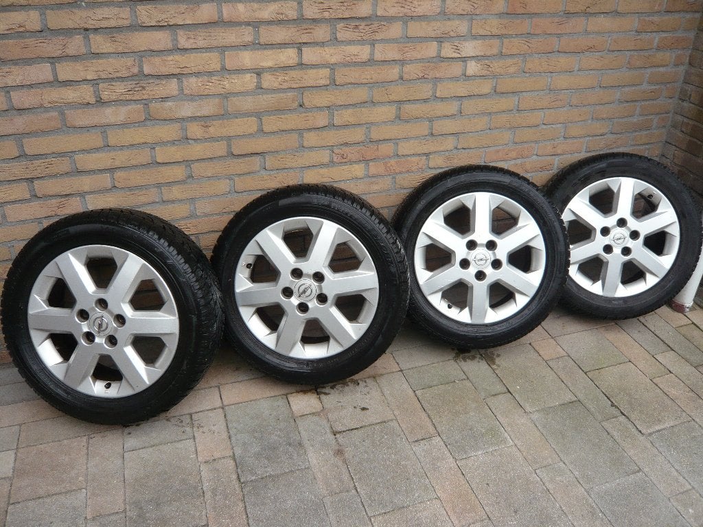 4 nette lichtmetalen velgen GM OPEL 16inch 5x110, Auto-onderdelen, Ophalen, Universele onderdelen
