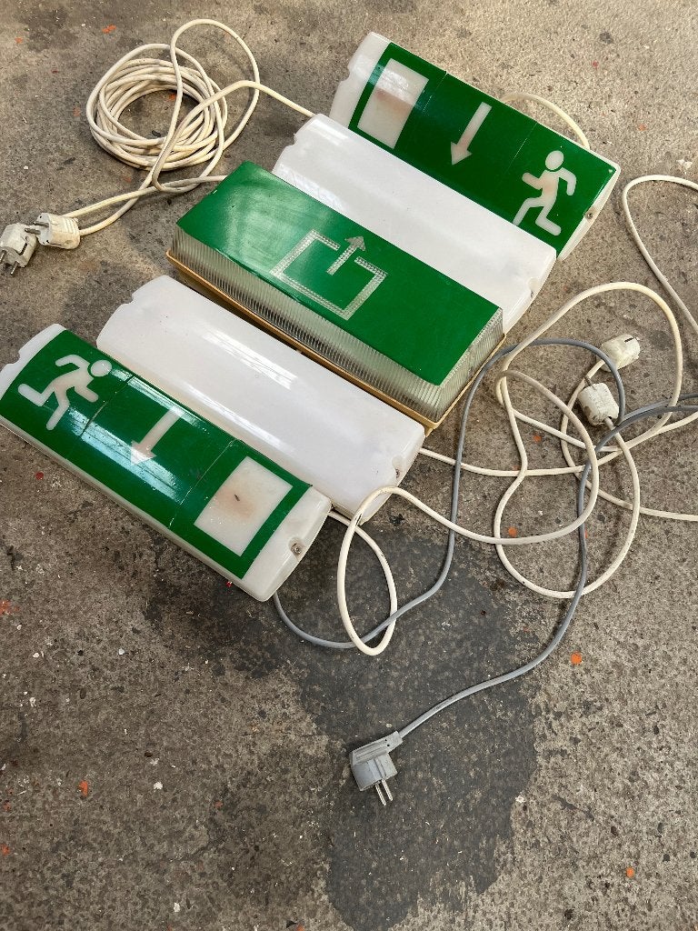 Nooduitgang verlichting, Ophalen, Gebruikt, Minder dan 50 watt, Lamp