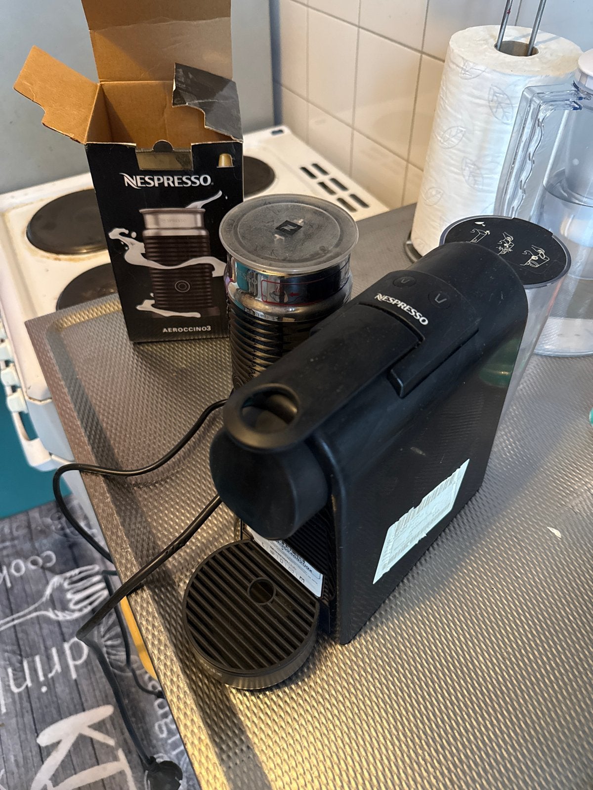 Nespresso Magimix en Aeroccino3 - Nooit gebruikt, Ophalen, Nieuw, Espresso apparaat, Koffiepads en cups