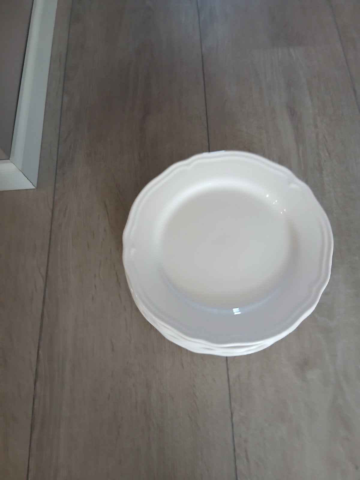 8x IKEA dinerborden - zo goed als nieuw, Ophalen, Keramiek, IKEA, Zo goed als nieuw