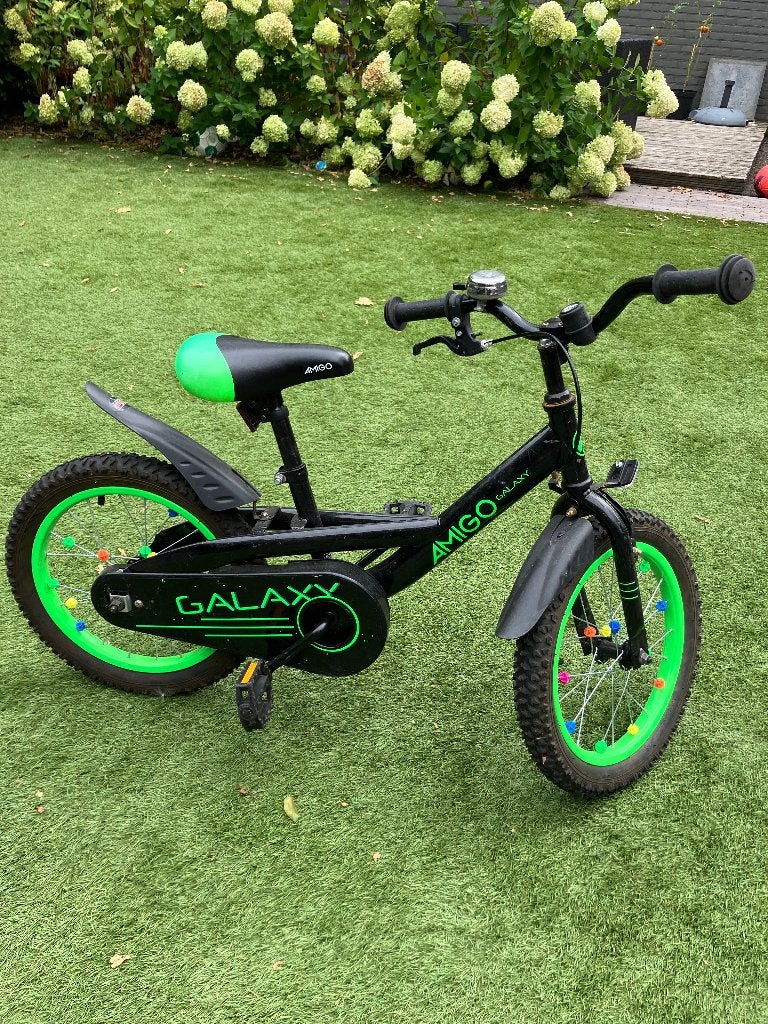 kinderfiets 16 inch, Fietsen en Brommers, Fietsen | Kinderfietsjes, Ophalen, Gebruikt, Terugtraprem, 16 tot 20 inch