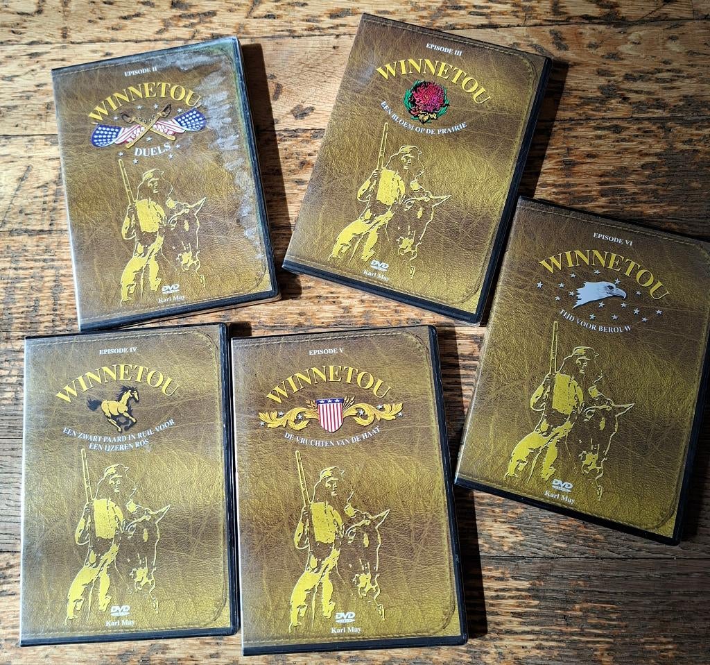DVD serie Winnetou naar verhaal van Karl May, Alle leeftijden, Ophalen of Verzenden, Nieuw in verpakking, Drama
