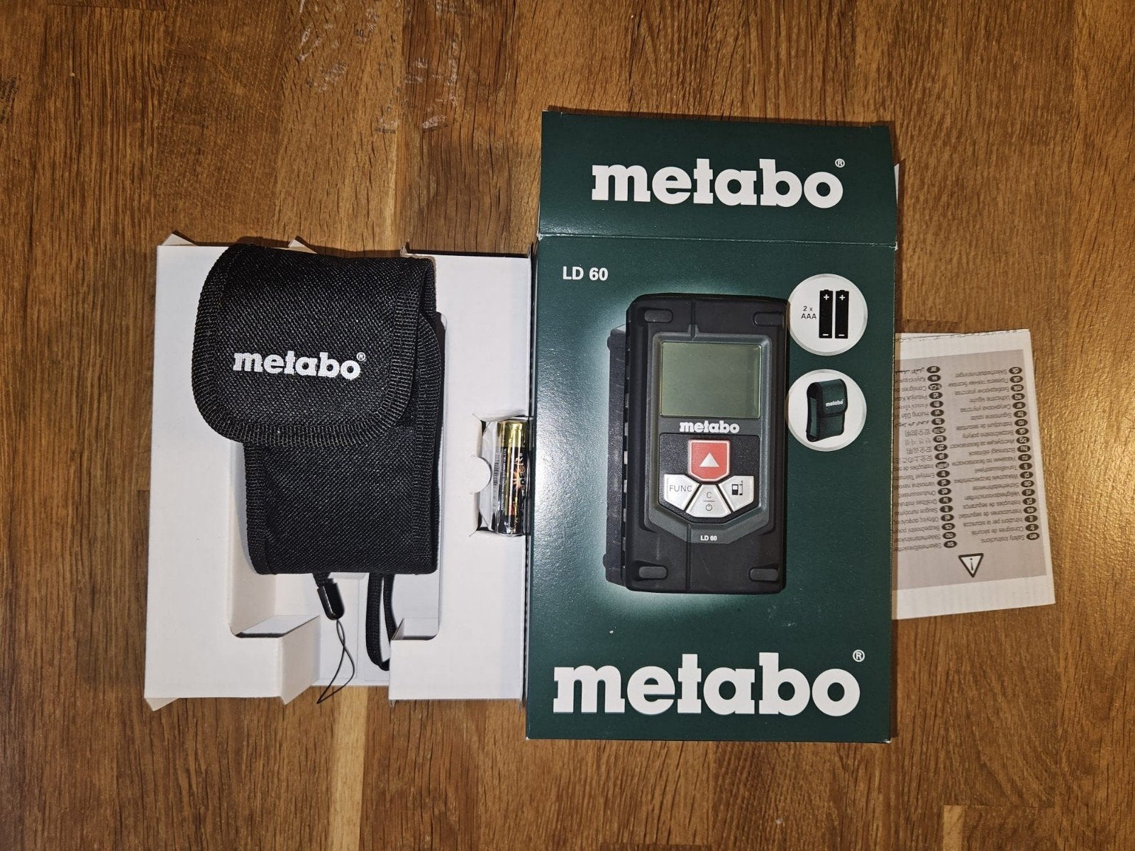 Metabo ld 60 afstand meter, Doe-het-zelf en Verbouw, Gereedschap | Handgereedschap, Ophalen, Nieuw
