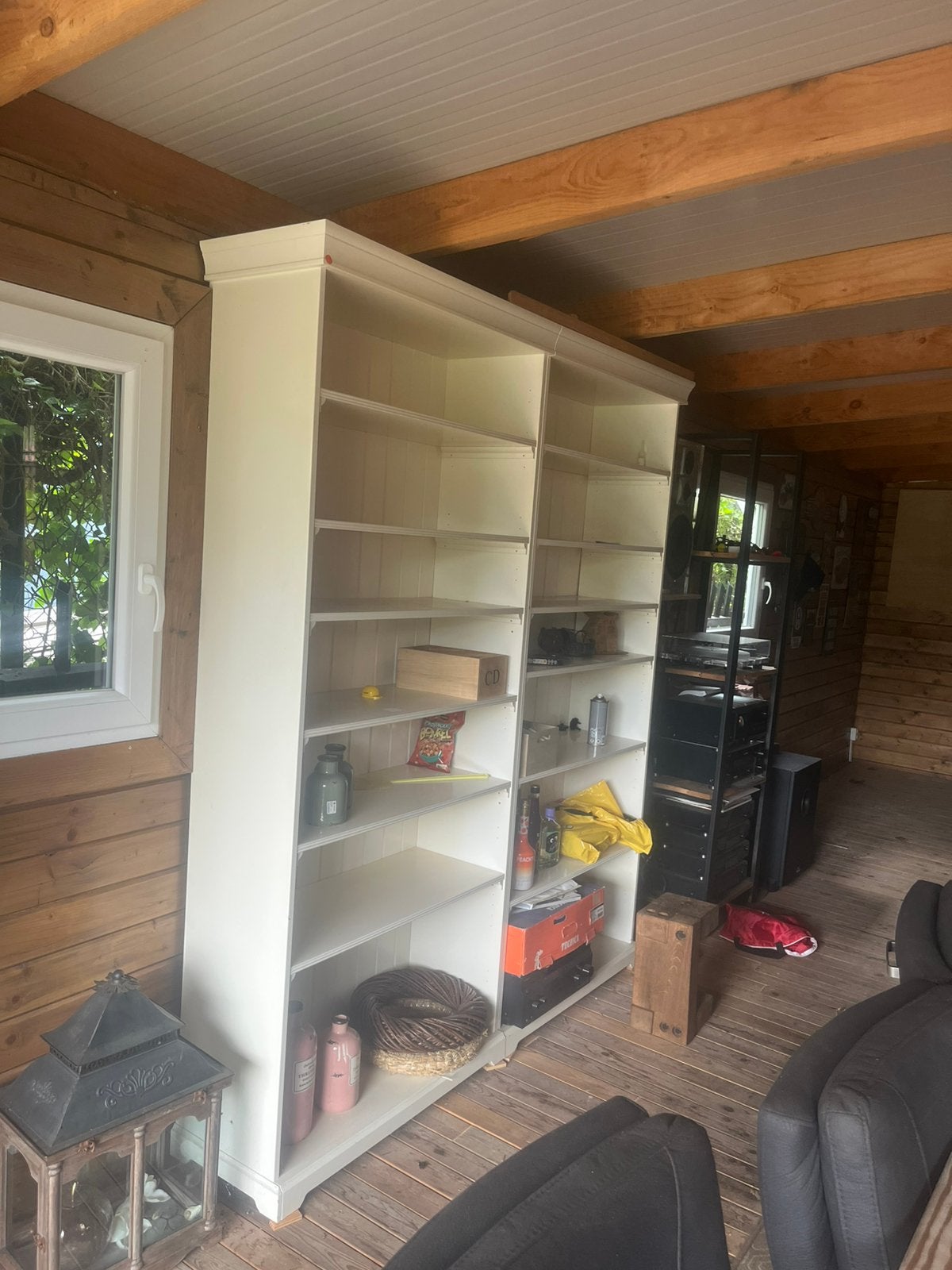 3 Liatorp boekenkasten Ikea met lijsten, Huis en Inrichting, Ophalen, Met plank(en), Gebruikt, 200 cm of meer