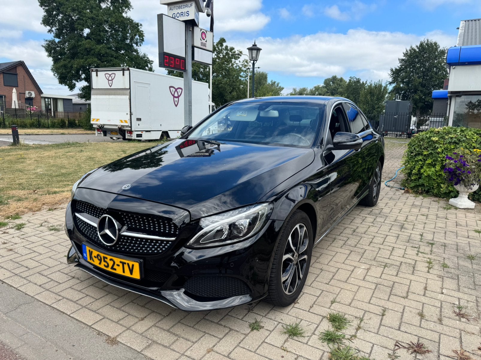 Mercedes c180 automaat aanbieding in prijs verlaagd, Automaat, 1800 kg, Zwart, 1595 cc