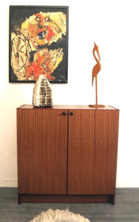 Denka Danish cupboard in teak - Deens vintage design kastje, Ophalen, Gebruikt, -, -