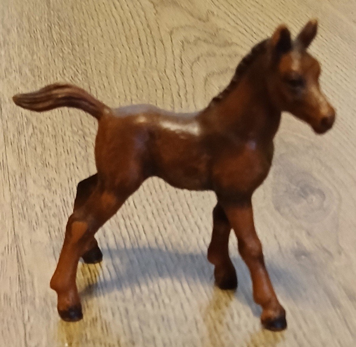 schleich veulen, Ophalen of Verzenden, Zo goed als nieuw, Paard, Beeldje of Figuurtje