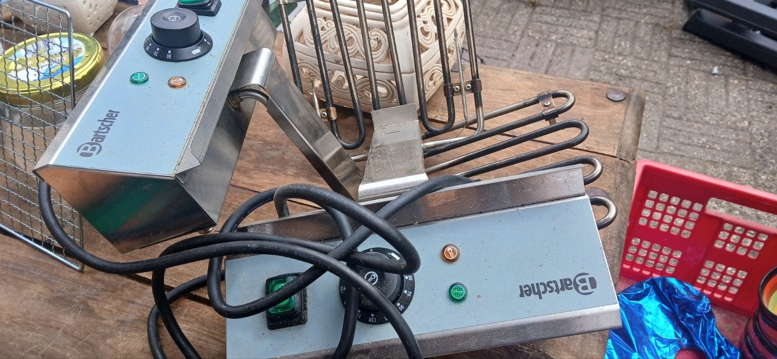 Ondeedeel Bartscher professionele friteuse, Ophalen