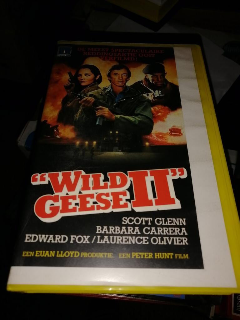 VHS ex-rental - Wild Geese II, Vanaf 16 jaar, Ophalen of Verzenden, Gebruikt, Horror