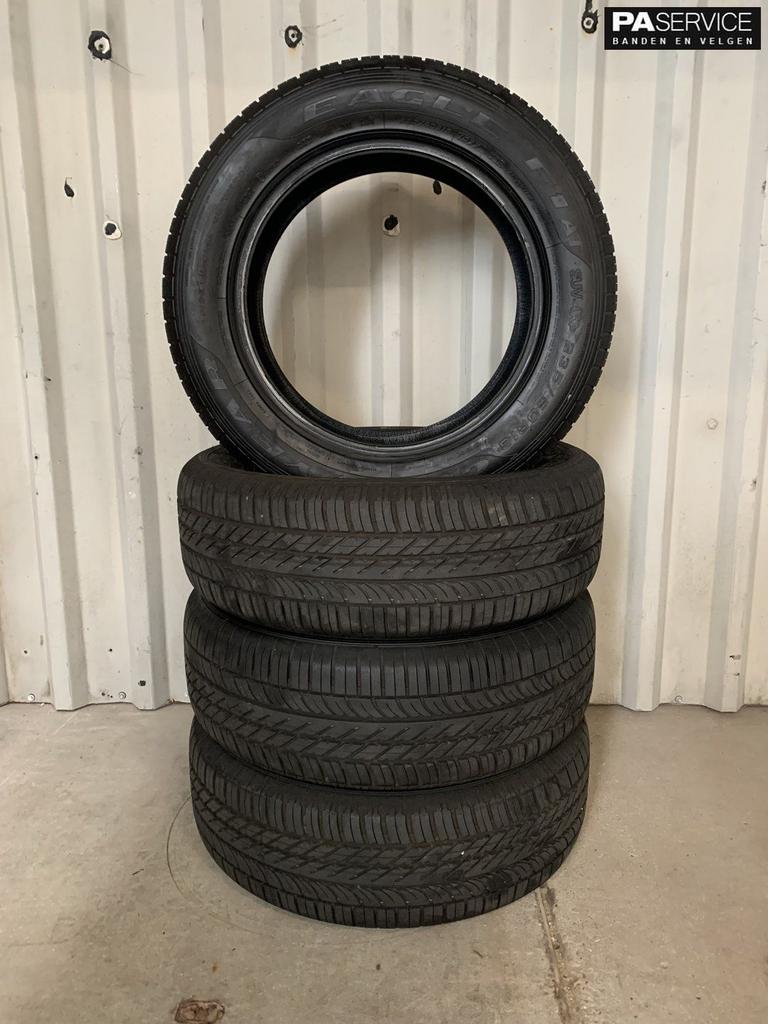 4x Goodyear 235 60 18 Zomerbanden met 7,4 en 7 mm, Gebruikt, Velg(en), -, -