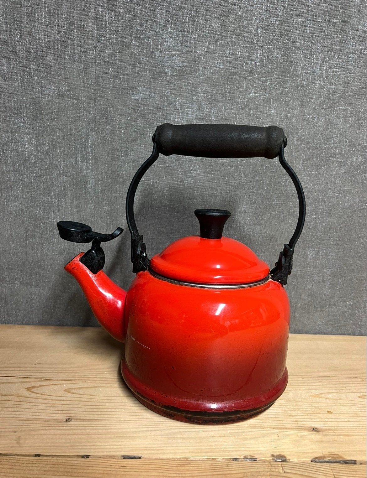 Le Creuset fluitketel, 1 tot 2 liter, Ophalen of Verzenden, Gebruikt