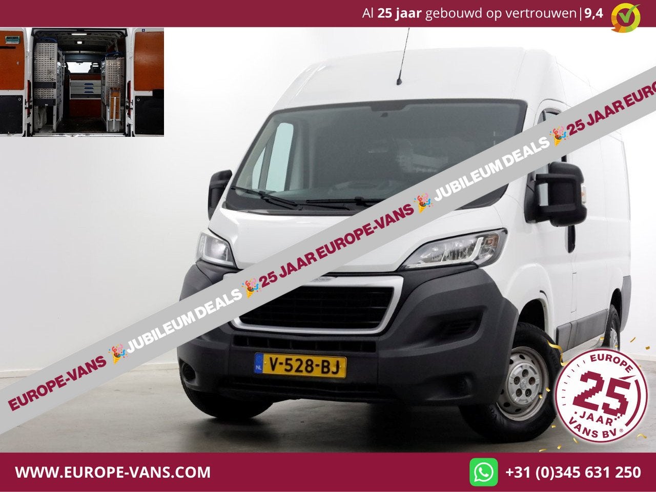 Peugeot Boxer 2.0 BlueHDI E6 130pk L1H2 Premium Navi/Camera/, Auto's, Voorwielaandrijving, Gebruikt, Euro 6, 4 cilinders