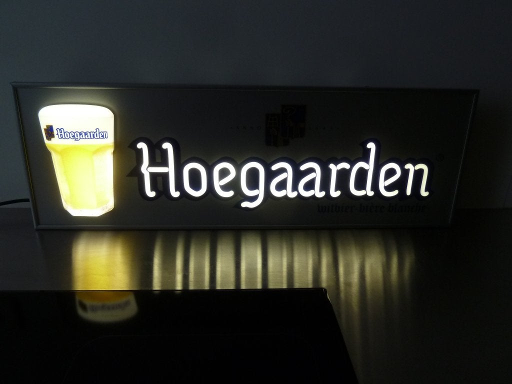 lichtbak lichtreclame neon mancave bier cafe reclamebord, Verzamelen, Biermerken, Ophalen of Verzenden, Reclamebord, Plaat of Schild