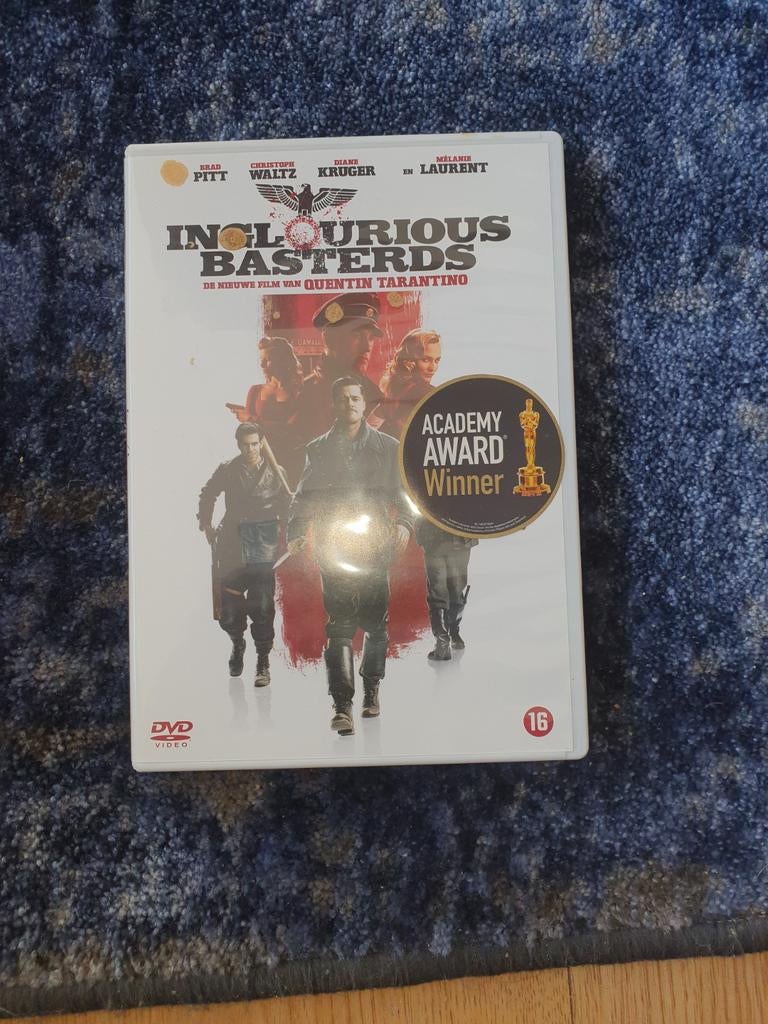 Dvd inglourious bastards, Alle leeftijden, Ophalen of Verzenden, Gebruikt, Overige gebieden