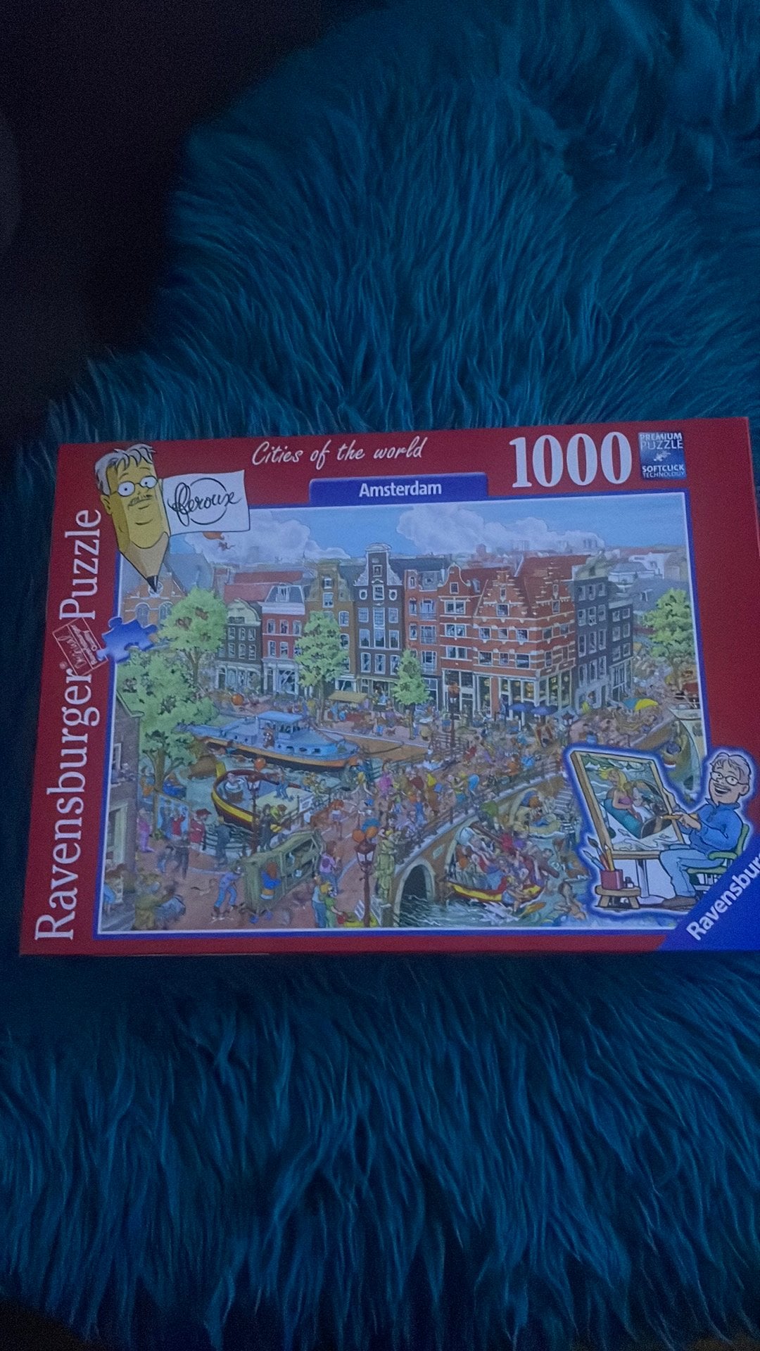 Ravensburger Cities of the World Amsterdam, Ophalen of Verzenden, 500 t/m 1500 stukjes, Gebruikt