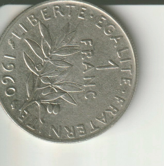 1 franc 1960 frankrijk, Verzenden, Frankrijk