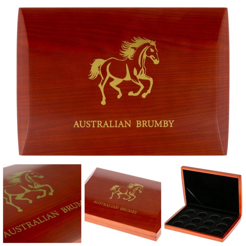 Brumby Horse muntenbox voor 1 oz zilveren munten, Ophalen of Verzenden