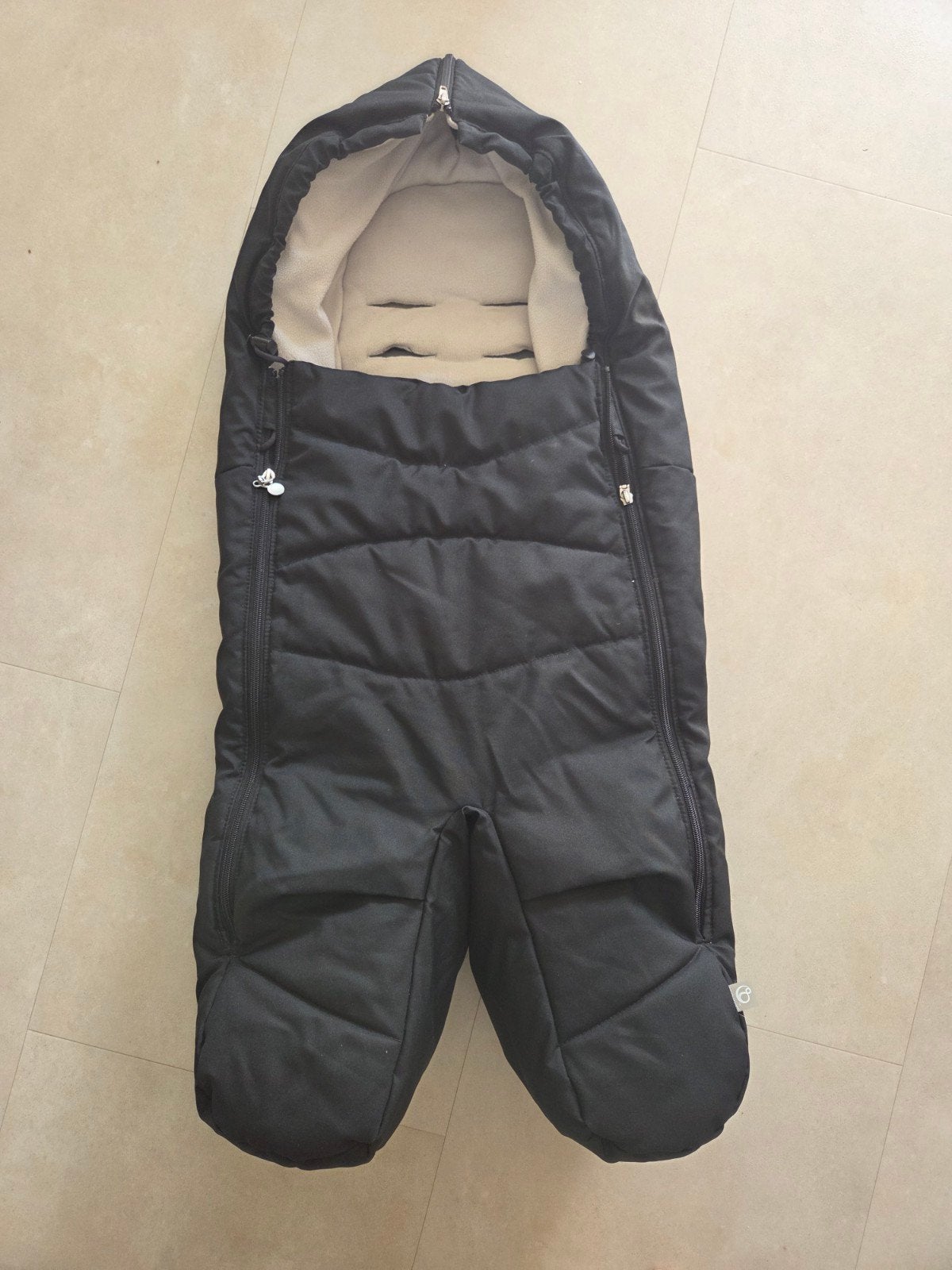 Voetenzak voor kinderwagen - Zwart, Ophalen of Verzenden, Zo goed als nieuw, Overige merken